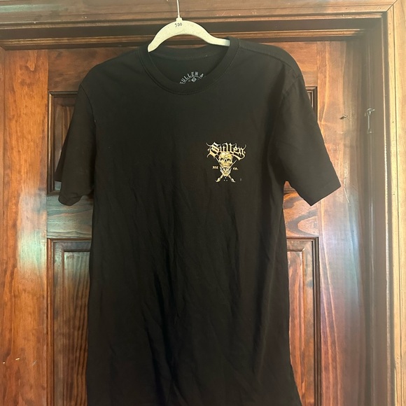 Men's Black Skull Graphic Tee - Picture 1 of 3